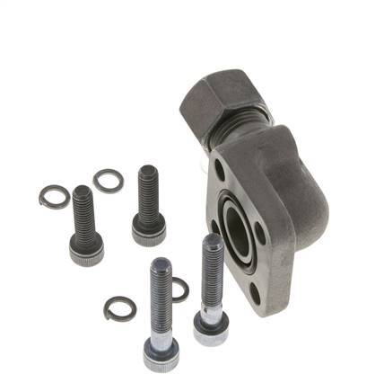 LK 35 Codo Brida de bomba Fundición maleable con 12L (M18x1,5)