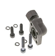 LK 35 Codo Brida de bomba Fundición maleable con 12L (M18x1,5)