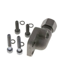 LK 35 Codo Brida de bomba Fundición maleable con 12L (M18x1,5)