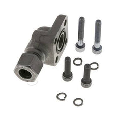 LK 35 Codo Brida de bomba Fundición maleable con 12L (M18x1,5)