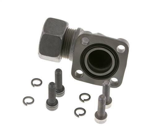 LK 40 Codo brida de bomba Fundición maleable con 18L (M26x1,5)