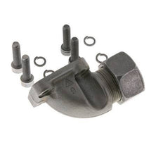 LK 40 Codo brida de bomba Fundición maleable con 18L (M26x1,5)