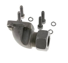LK 40 Codo brida de bomba Fundición maleable con 18L (M26x1,5)
