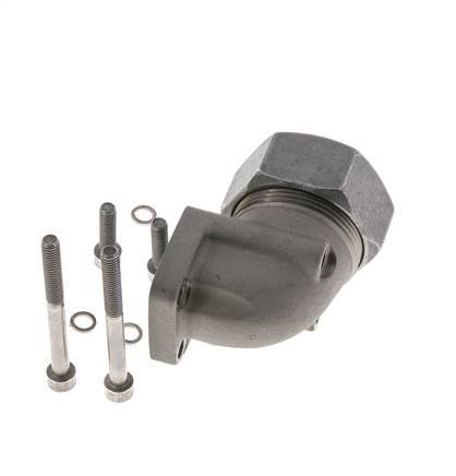 LK 40 Codo Brida de bomba Fundición maleable con 35L (M45x2)