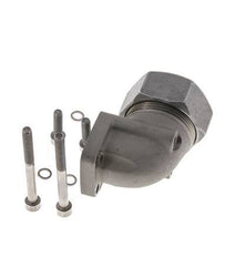 LK 40 Codo Brida de bomba Fundición maleable con 35L (M45x2)