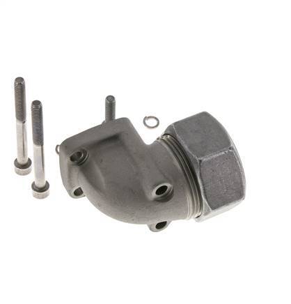 LK 40 Codo Brida de bomba Fundición maleable con 35L (M45x2)