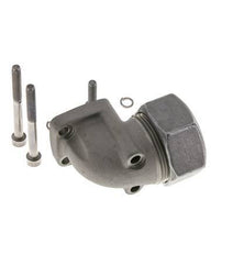 LK 40 Codo Brida de bomba Fundición maleable con 35L (M45x2)