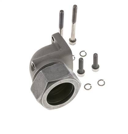 LK 40 Codo Brida de bomba Fundición maleable con 35L (M45x2)