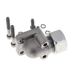 Codo LK 55 Brida de bomba Fundición maleable con 25S (M36x2)