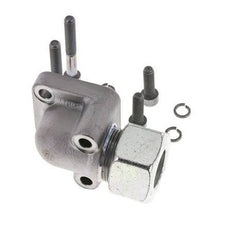 Codo LK 55 Brida de bomba Fundición maleable con 25S (M36x2)
