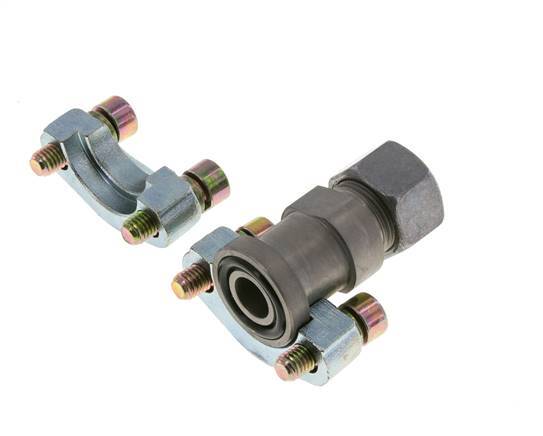 1/2'' Brida SAE 3000 PSI Acero con 15L (M22x1.5) ISO 6162-1