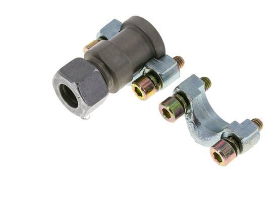 1/2'' Brida SAE 3000 PSI Acero con 15L (M22x1.5) ISO 6162-1