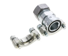 1'' Brida SAE 3000 PSI Acero con 28L (M36x2) ISO 6162-1