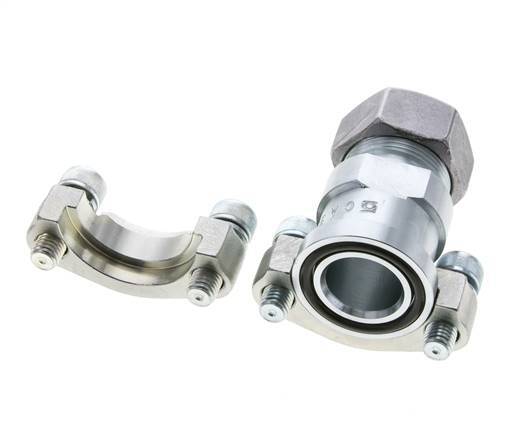 1'' Brida SAE 3000 PSI Acero con 28L (M36x2) ISO 6162-1