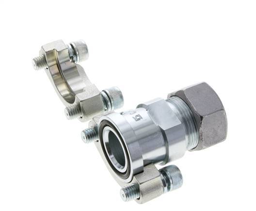 1'' Brida SAE 3000 PSI Acero con 28L (M36x2) ISO 6162-1