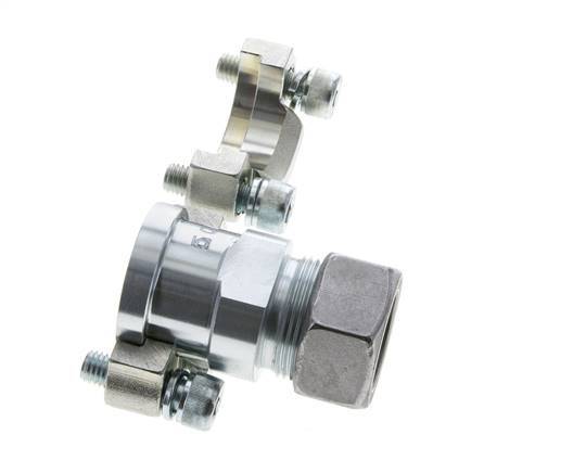 1'' Brida SAE 3000 PSI Acero con 28L (M36x2) ISO 6162-1