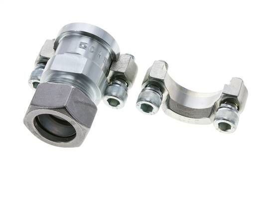1'' Brida SAE 3000 PSI Acero con 28L (M36x2) ISO 6162-1