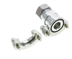 Brida SAE de 1-1/4'' 3000 PSI de acero con 28L (M36x2) ISO 6162-1