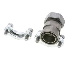 Brida SAE de 1-1/4'' 3000 PSI de acero con 35L (M45x2) ISO 6162-1