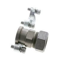 Brida SAE de 1-1/4'' 3000 PSI de acero con 35L (M45x2) ISO 6162-1