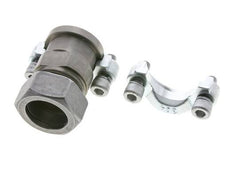 Brida SAE de 1-1/4'' 3000 PSI de acero con 35L (M45x2) ISO 6162-1