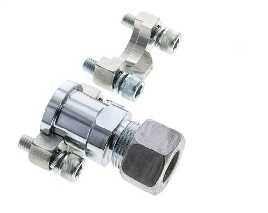 Brida 3/4'' SAE 3000 PSI Acero con 20S (M30x2) ISO 6162-1