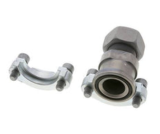 Brida SAE de 1-1/4'' 3000 PSI de acero con 25S (M36x2) ISO 6162-1