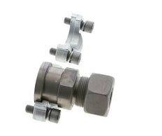 Brida SAE de 1-1/4'' 3000 PSI de acero con 25S (M36x2) ISO 6162-1