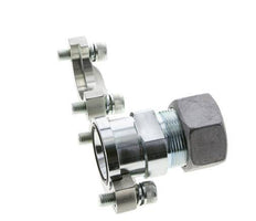 Brida SAE de 1-1/4'' 3000 PSI de acero con 30S (M42x2) ISO 6162-1