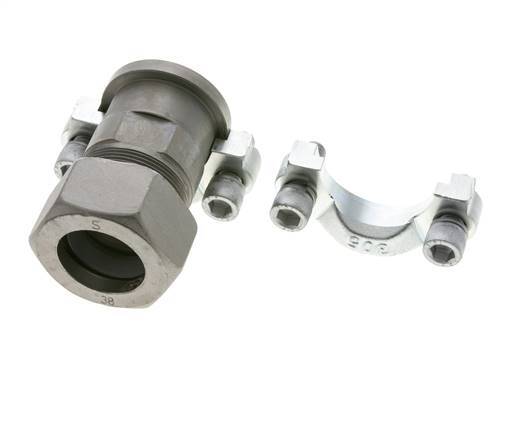 Brida SAE 1-1/2'' Acero 3000 PSI con 38S (M52x2) ISO 6162-1