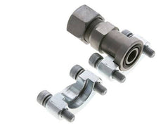 Brida de 1/2'' SAE 6000 PSI de acero con 16S (M24x1,5) ISO 6162-2