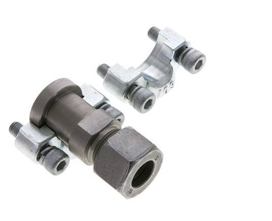 Brida de 1/2'' SAE 6000 PSI de acero con 16S (M24x1,5) ISO 6162-2