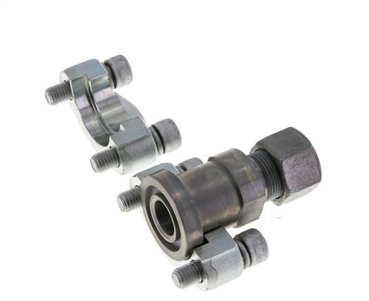 3/4'' Brida SAE 6000 PSI Acero con 16S (M24x1.5) ISO 6162-2