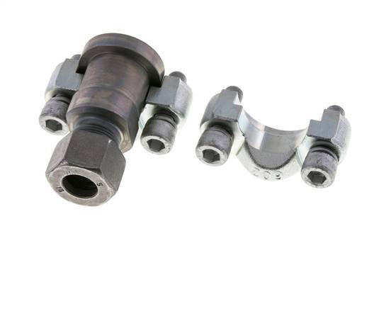 3/4'' Brida SAE 6000 PSI Acero con 16S (M24x1.5) ISO 6162-2