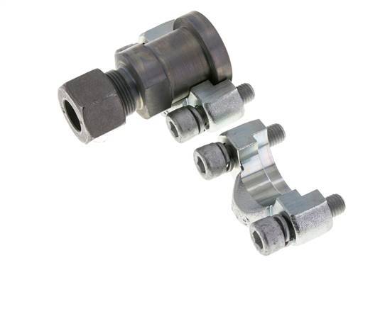 3/4'' Brida SAE 6000 PSI Acero con 16S (M24x1.5) ISO 6162-2