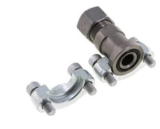 Brida 3/4'' SAE 6000 PSI Acero con 20S (M30x2) ISO 6162-2