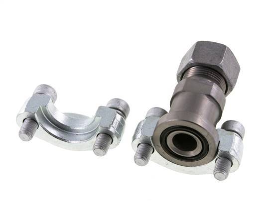 Brida 3/4'' SAE 6000 PSI Acero con 20S (M30x2) ISO 6162-2