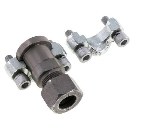 Brida 3/4'' SAE 6000 PSI Acero con 20S (M30x2) ISO 6162-2
