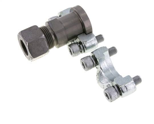 Brida 3/4'' SAE 6000 PSI Acero con 20S (M30x2) ISO 6162-2