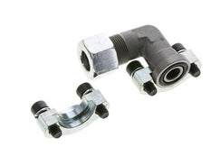 Codo de 1/2'' Brida SAE 3000 PSI Acero con 16S (M24x1,5) ISO 6162-1