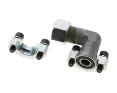 Codo de 1/2'' Brida SAE 3000 PSI Acero con 16S (M24x1,5) ISO 6162-1