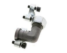 Codo de 1/2'' Brida SAE 3000 PSI Acero con 16S (M24x1,5) ISO 6162-1