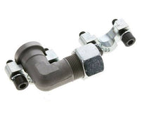 Codo de 1/2'' Brida SAE 3000 PSI Acero con 16S (M24x1,5) ISO 6162-1