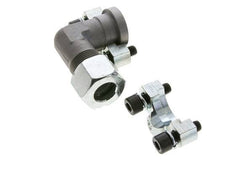Codo de 1/2'' Brida SAE 3000 PSI Acero con 16S (M24x1,5) ISO 6162-1