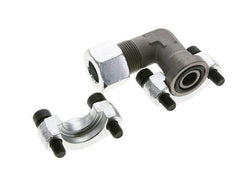 Codo de 1/2'' Brida SAE 6000 PSI Acero con 16S (M24x1.5) ISO 6162-2