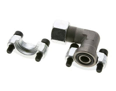 Codo de 1/2'' Brida SAE 6000 PSI Acero con 16S (M24x1.5) ISO 6162-2