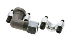 Codo de 1/2'' Brida SAE 6000 PSI Acero con 16S (M24x1.5) ISO 6162-2