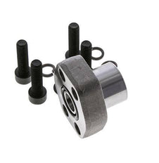 1/2'' Brida SAE 3000 PSI Acero liso con rosca hembra G1/2'' ISO 6162-1