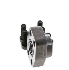 Brida 3/4'' SAE 6000 PSI Acero liso con rosca hembra G3/4'' ISO 6162-2