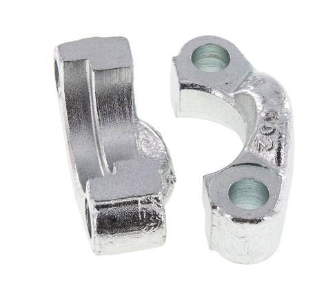 3/4'' SAE Brida Mitades 6000 PSI Acero ISO 6162-2